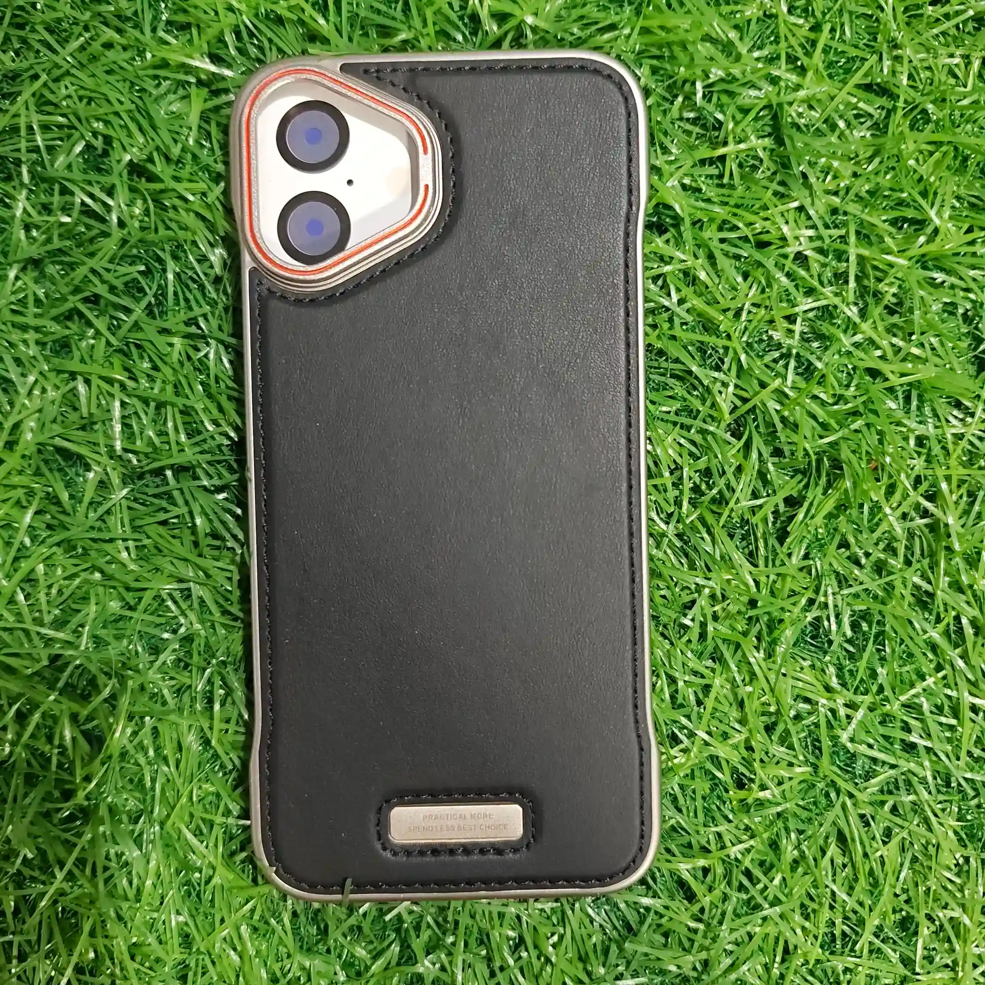 IPHONE 16 PLUS-METAL LEATHER